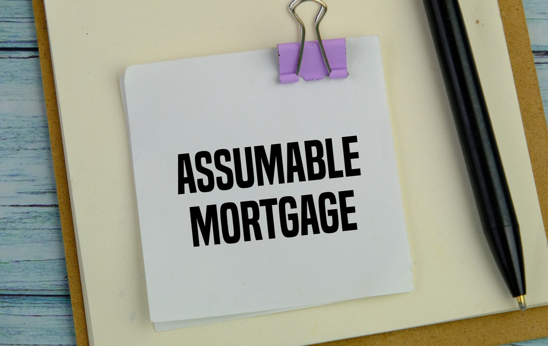 Infographic-style image defining the potential savings of an assumable mortgage.