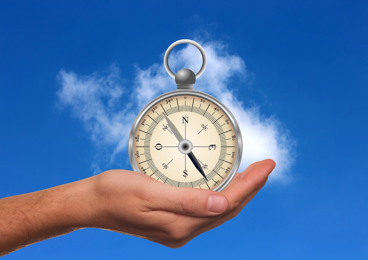 A professional signpost pointing towards different financial strategies.