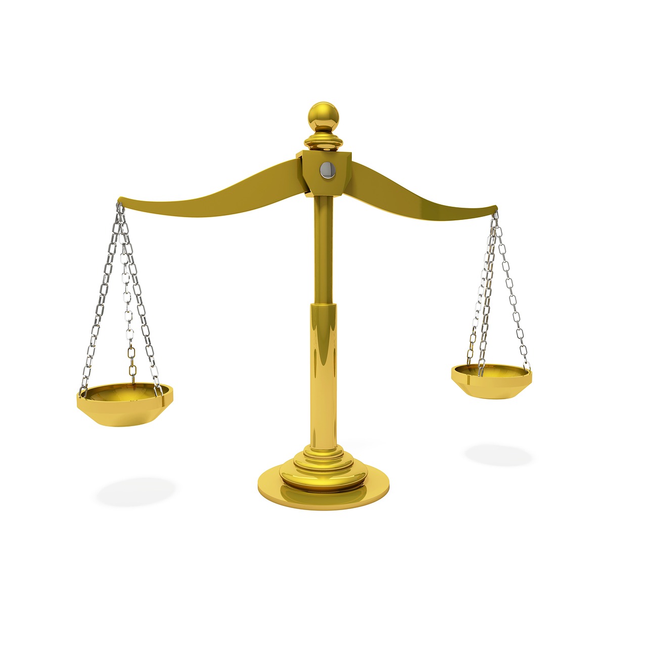 A traditional brass balance scale representing the weight of different financial assets